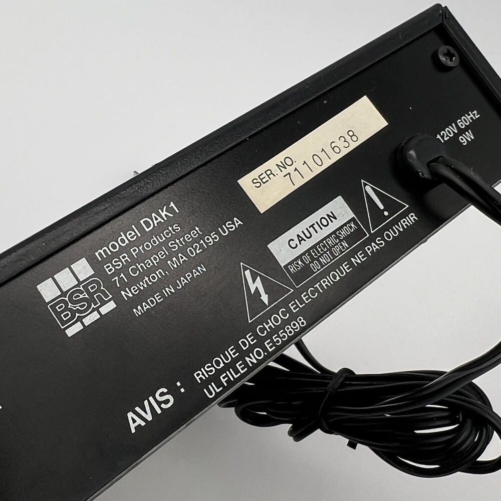 BSR DAK 1 Variable Frequency Noise Reduction Unit[TESTED] - Picture 5 of 5